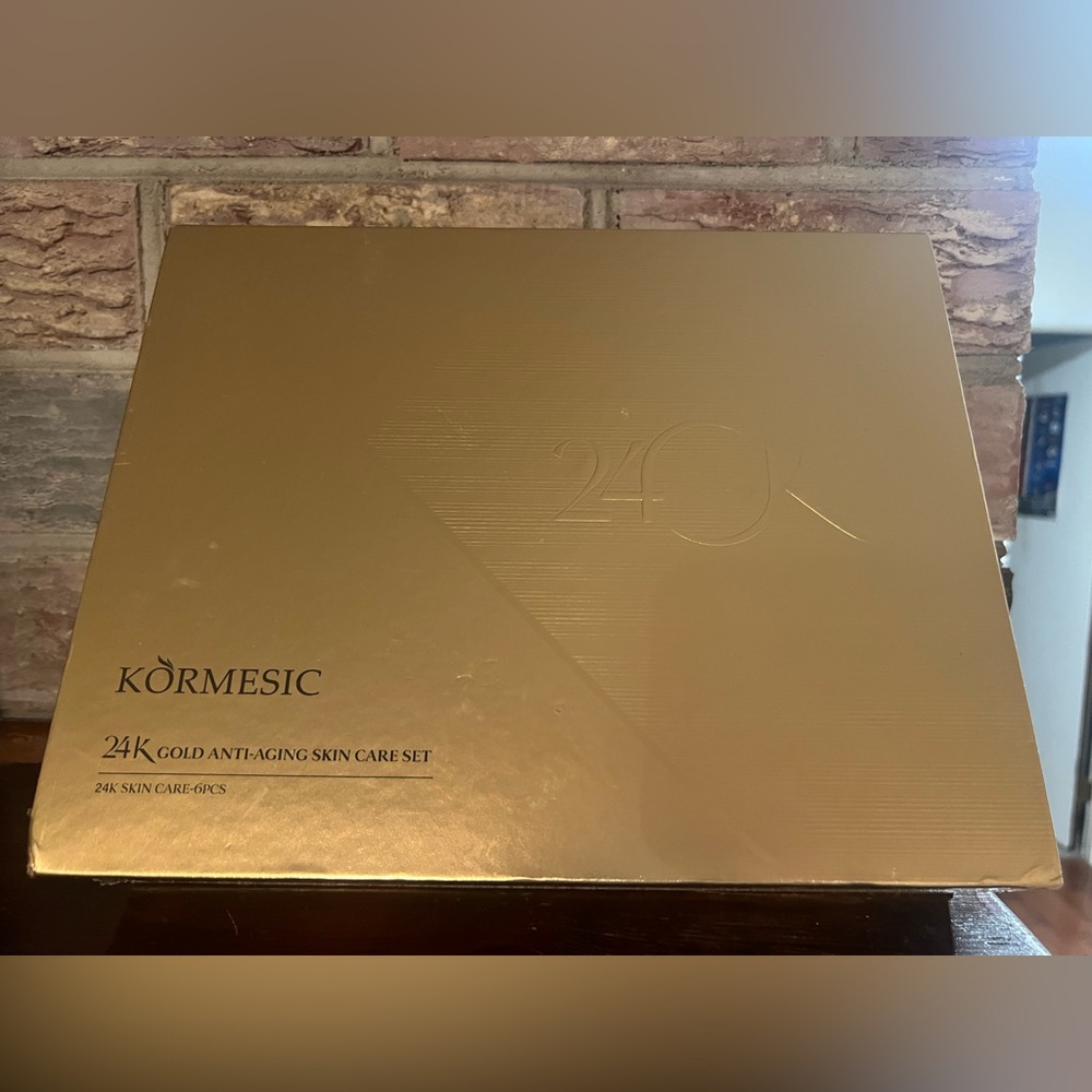 Kormesic 24K Gold Anti-Aging Skin Care Gift -6 PC Set-Sealed In Box-Exp 11/2029